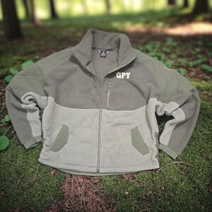 KÜHL Elixir Women's‎ XL Fleece Jacket Dark Moss Italy Outdoor Gorpcore